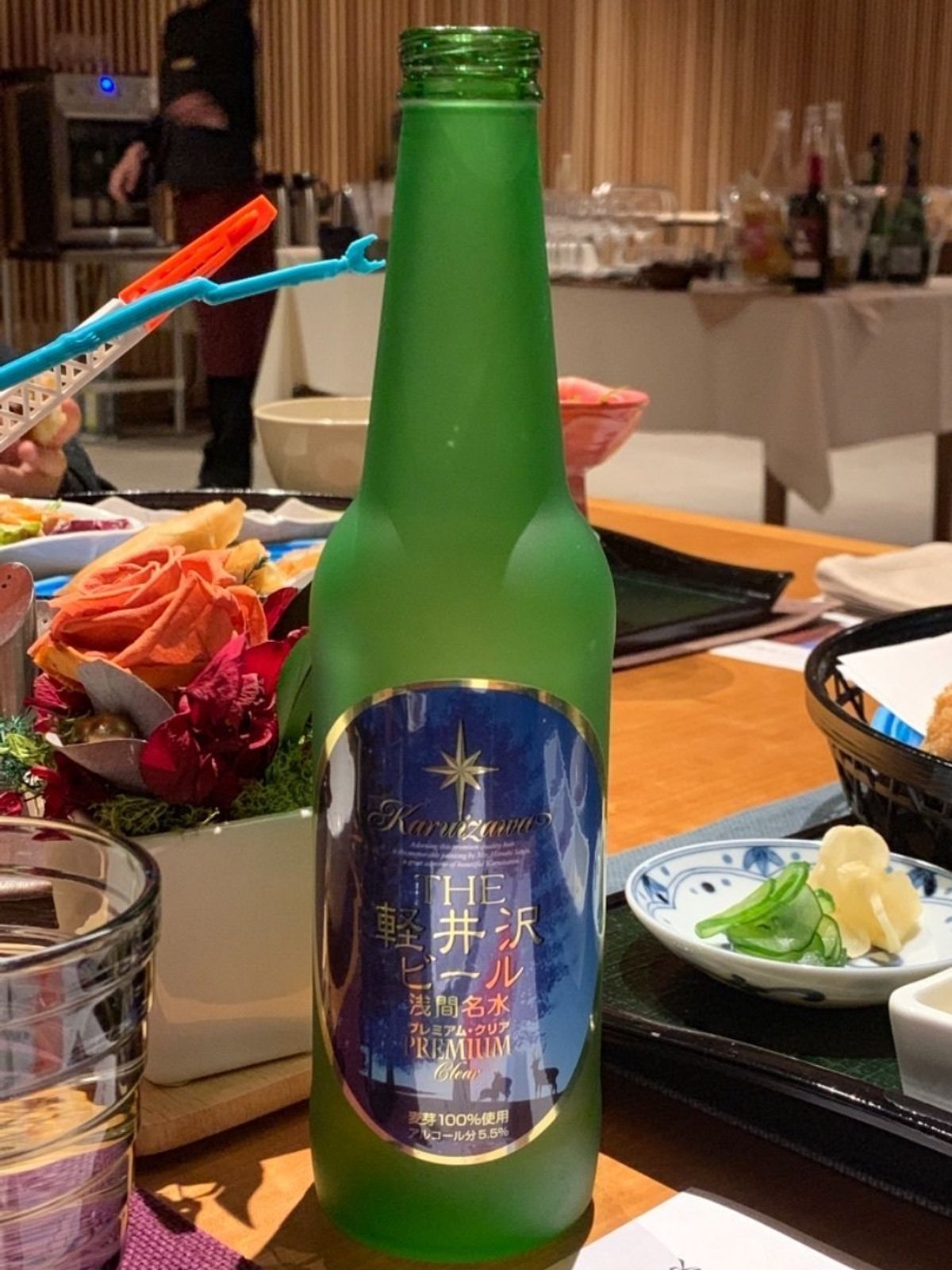 レジーナリゾート二泊目の夕食。こちらも美味しかった。軽井沢ビールも美味しか...