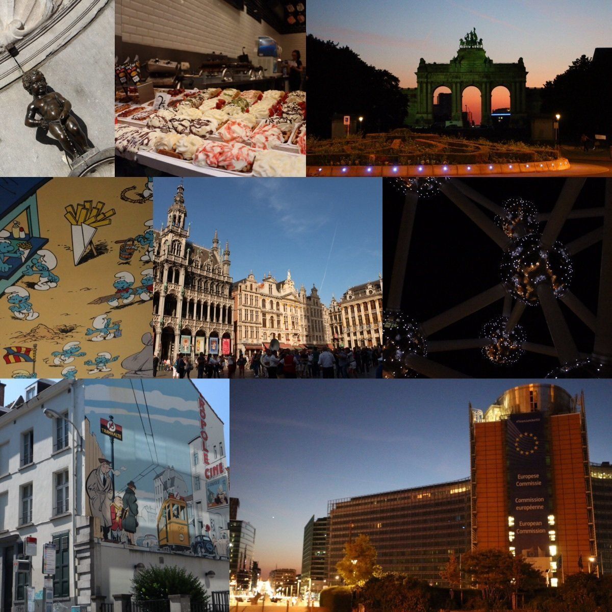 @Brussels
欧州の首都。チョコレート、ワッフル、小便小僧。歩いて...