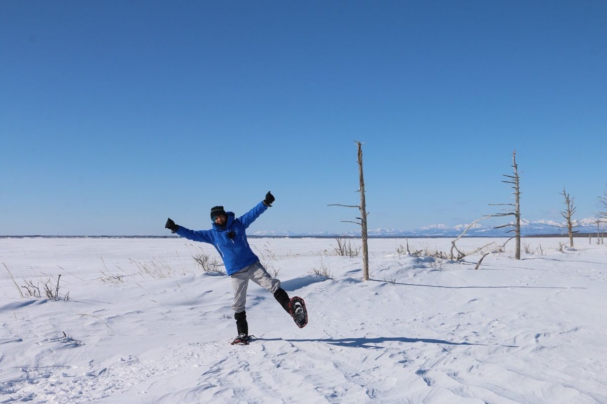 野付半島氷平線ウォークツアー