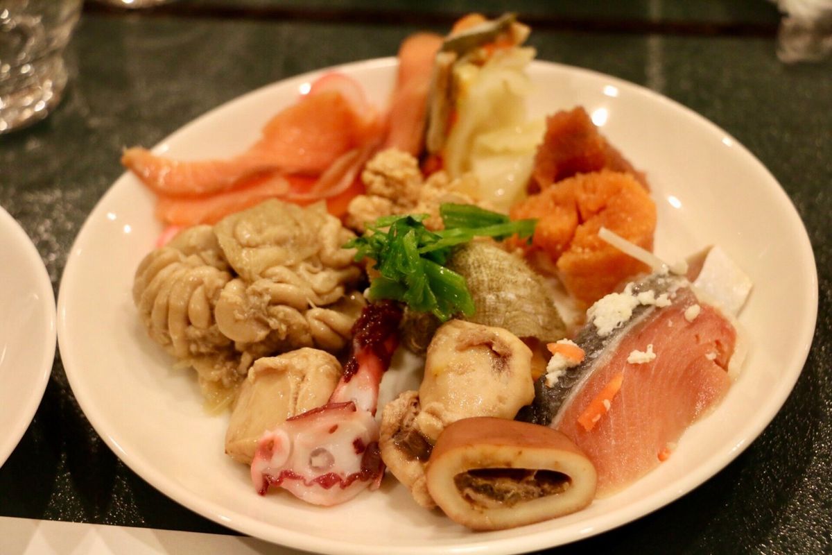 羅臼の宿まるみさんの料理、どれも美味しかった！