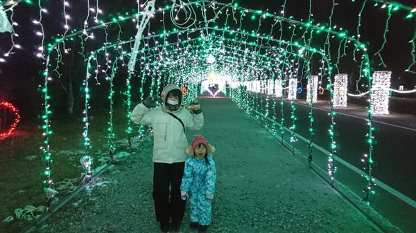 群馬県高崎市「榛名湖イルミネーション」の写真