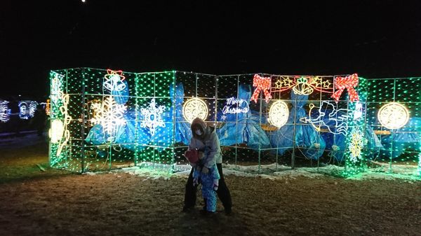 群馬県高崎市「榛名湖イルミネーション」の写真