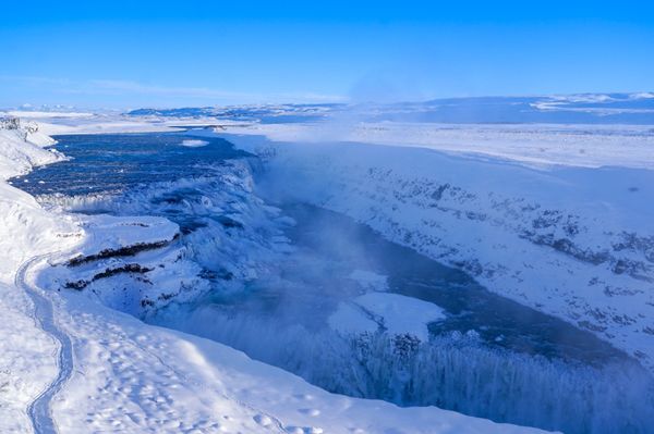 アイスランド・レイキャビク「アイスランド、オーロラと温泉の旅」の写真：アイスランドで最も美しいと言われている「...