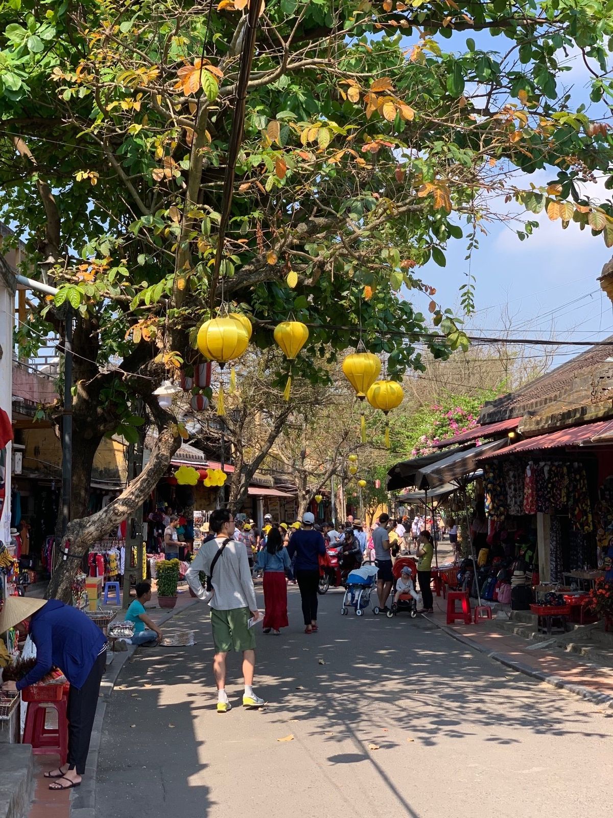 白人と中国の団体様しかいない。