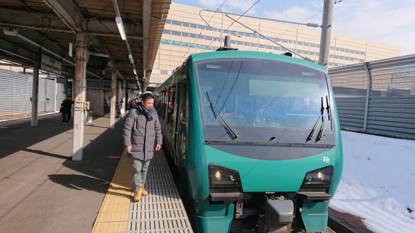 日本・秋田「リゾートしらかみの旅」の写真：いざ、新青森駅へ。
大宮から３時間。