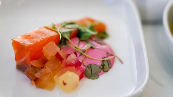 アイスランド・レイキャビク「アイスランド、オーロラと温泉の旅」の写真：日本へ帰国。帰りも行きと同じフィンエアー...