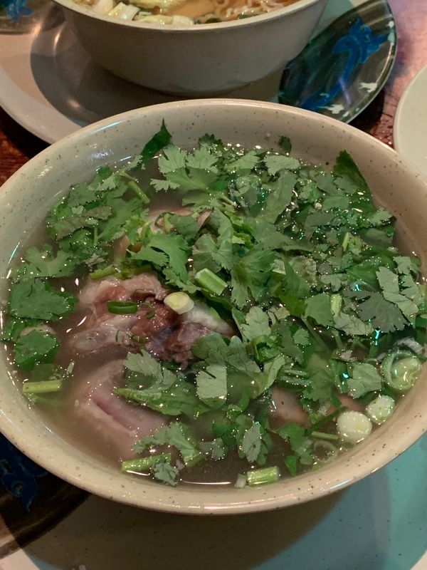 アメリカ(米国)・ハワイ「ハワイ家族旅行」の写真：久々に朝日グリルのオックステールスープ。最高〜