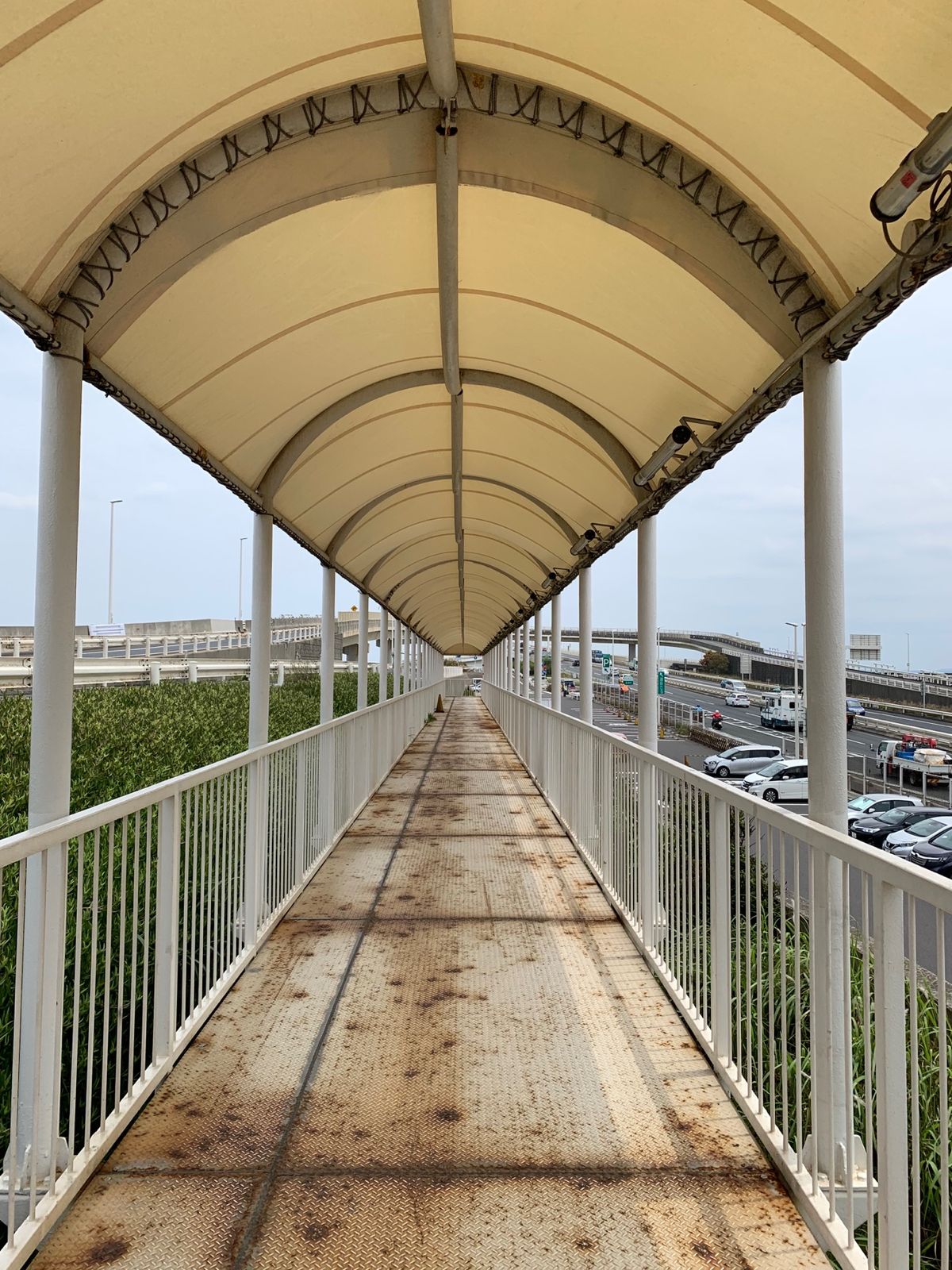 東京からアクアラインで海ほたる。2度目だと甲板にも上らなくなってしまった！...