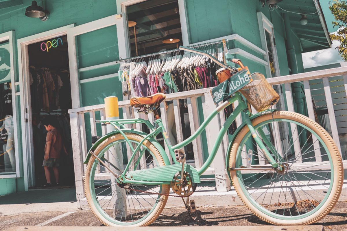 ダイヤモンドヘッドビーチハウスと自転車。

このお店はレベッカビーチの姉妹...