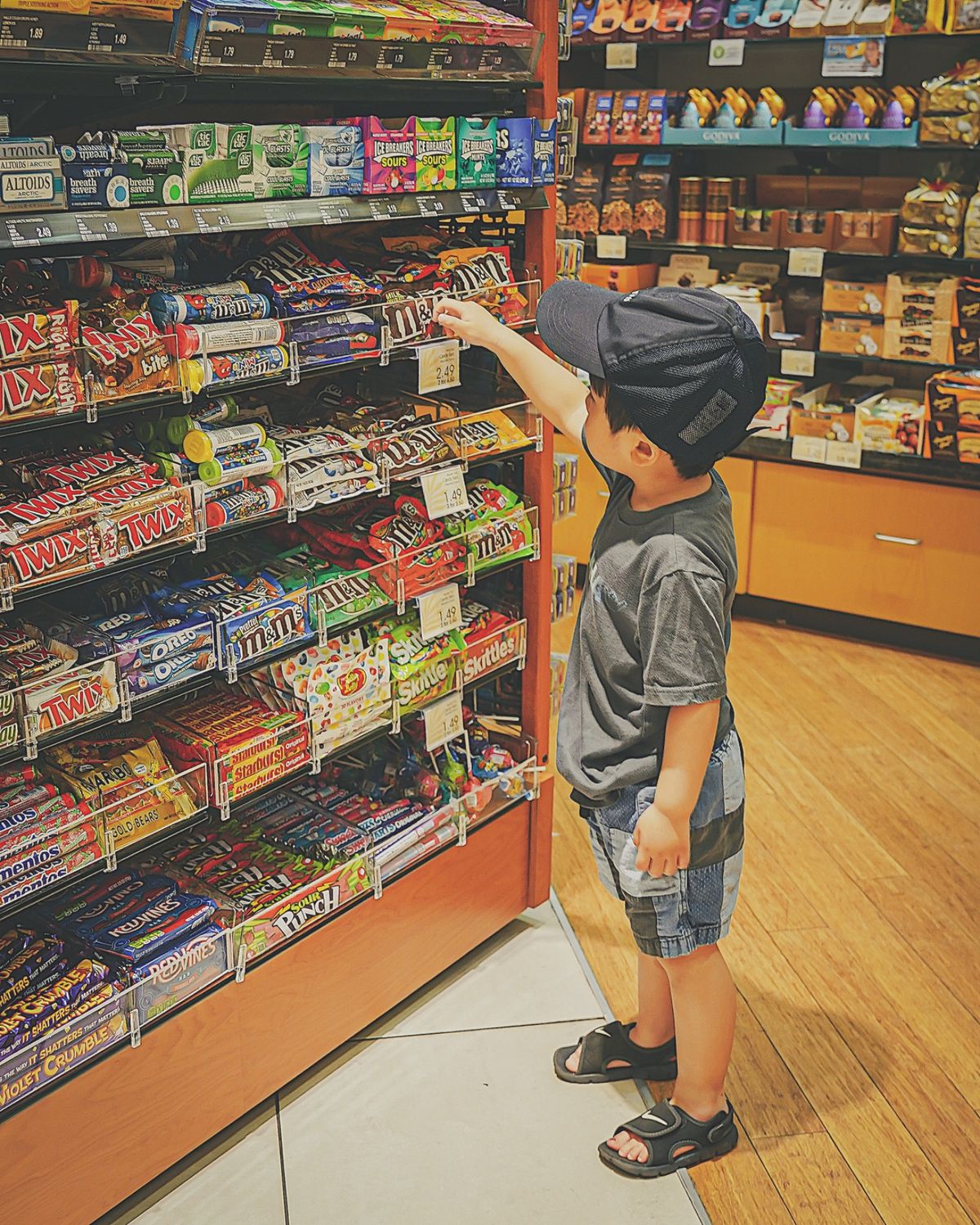 「どれにしようかな〜・・・」