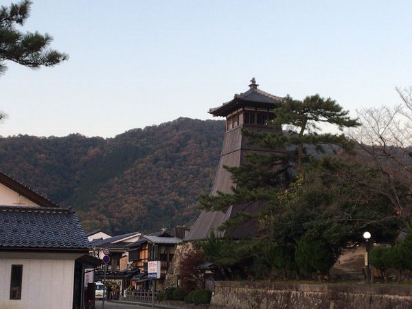 日本・福井県「竹田城跡、付近の城巡り」の写真：出石城
