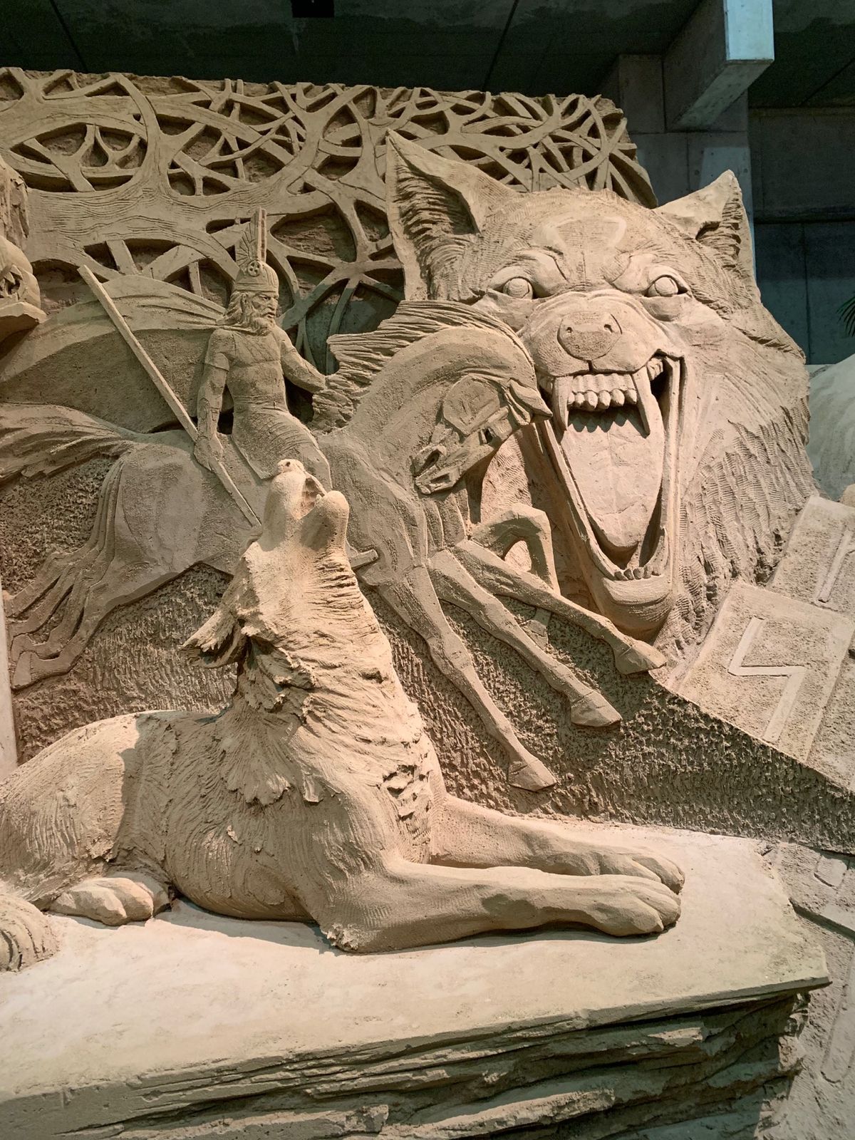 砂の美術館。鳥取砂丘のそばにあります。
「砂で世界旅行」というコンセプトで...