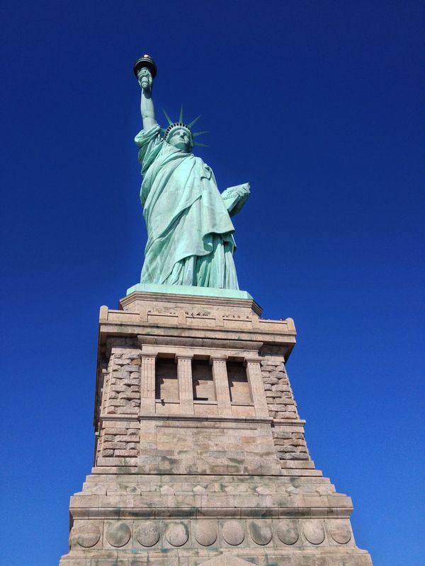 アメリカ(米国)・New York，San Francisco「ニューヨーク&サンフランシスコ」の写真：自由の女神像を見に行きました
そしてワ...