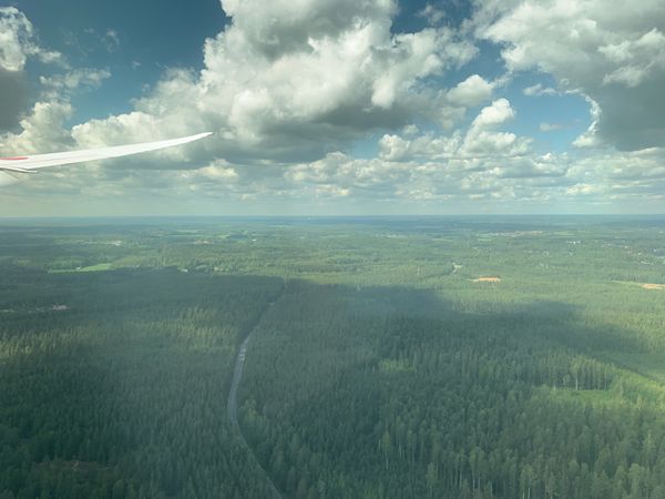 フィンランド・ヘルシンキ「ヘルシンキ旅行」の写真：マリメッコのフィンエアーを発見。
ヘル...