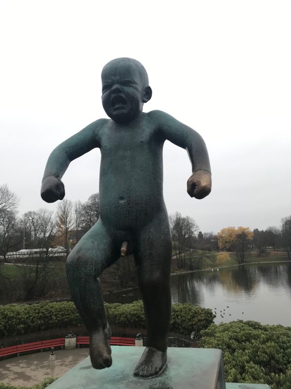 ノルウェー・オスロ「北欧の旅✈️」の写真：オスロで1番行きたかったヴィーゲラン彫刻...