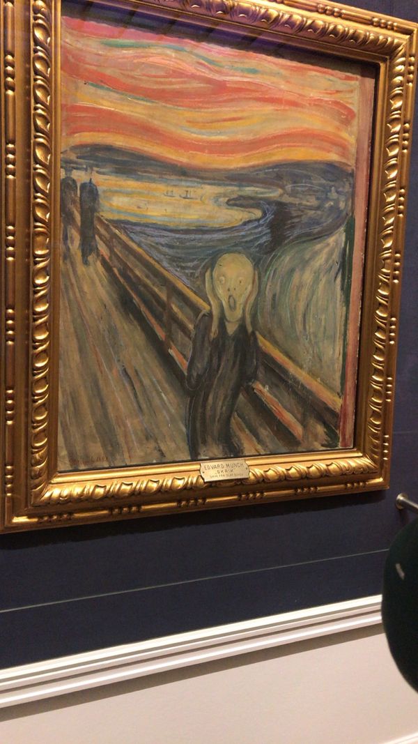 ノルウェー・オスロ「北欧の旅✈️」の写真：オスロといえばムンク。ムンクの叫びはよく...