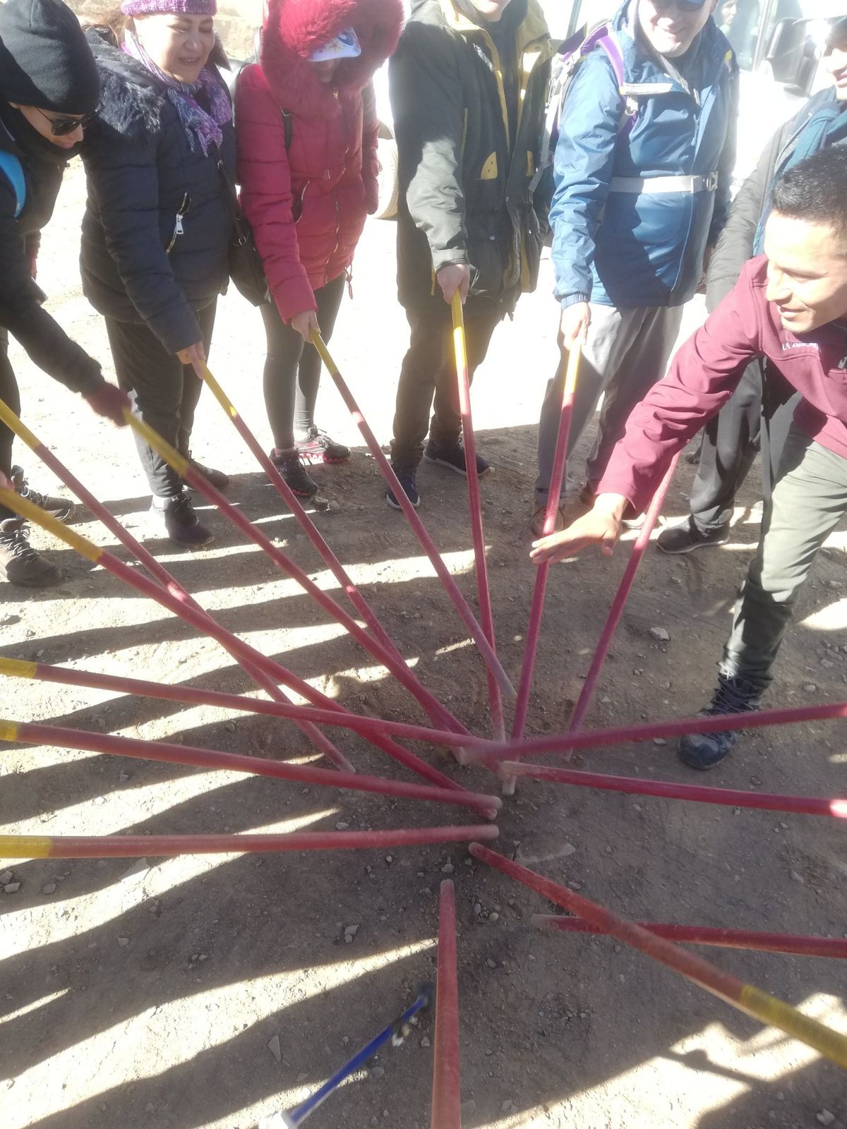 クスコからのツアーで人気のレインボーマウンテン。標高は5000mを超える。...