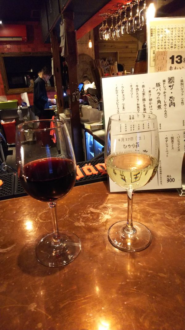 日本・所沢、赤坂「所沢→東京」の写真：親友とワイン