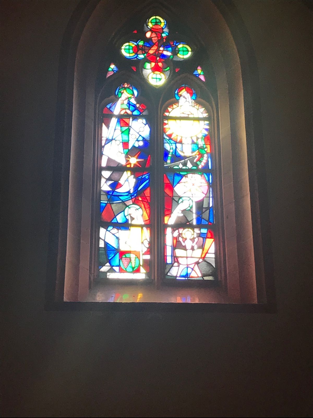 フランクフルト乗継で立ち寄ったマインツ。シャガール制作のステンドグラス聖シ...