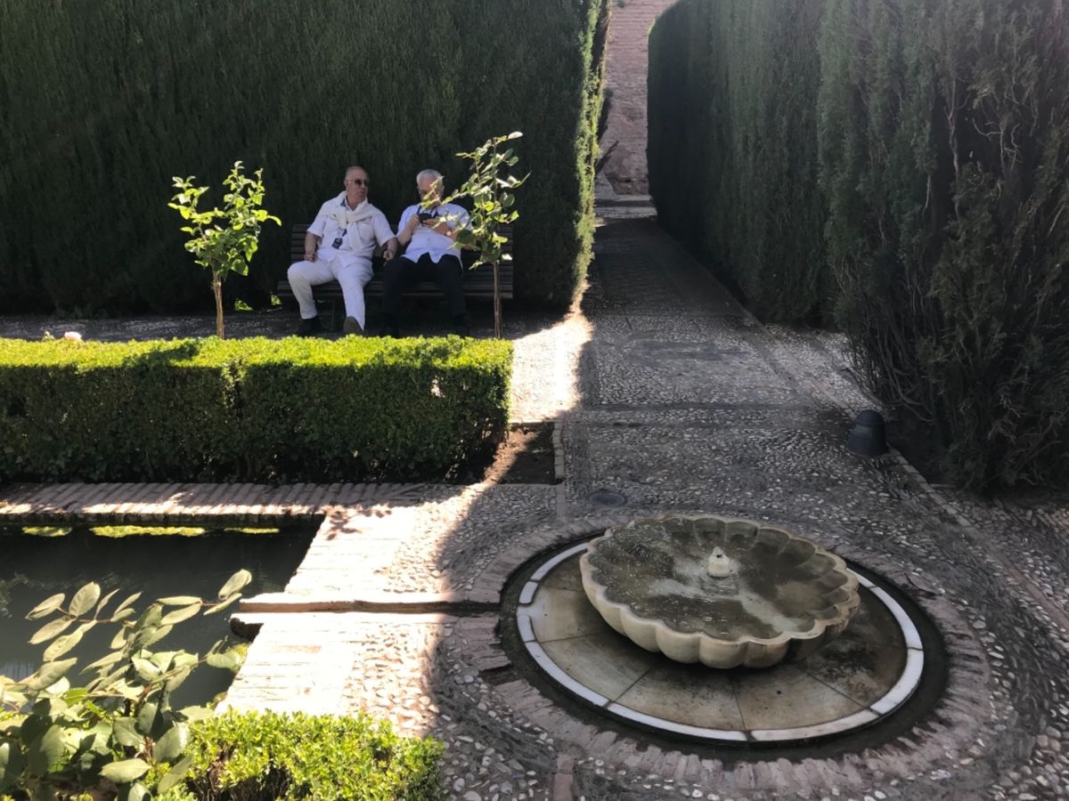 念願のアルハンブラ宮殿🙌こちらはフエラリフェ庭園