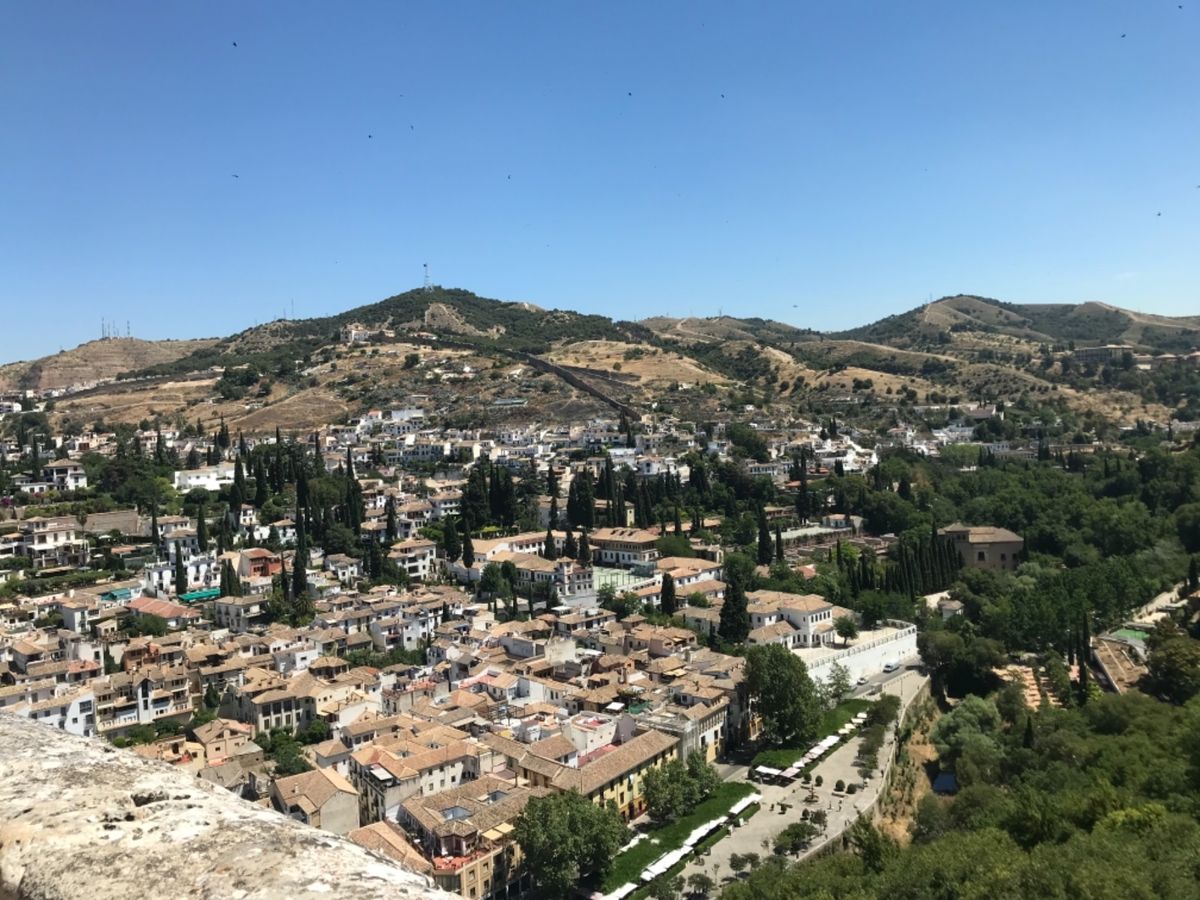 アルハンブラ宮殿 要塞アルカサバから見た景色