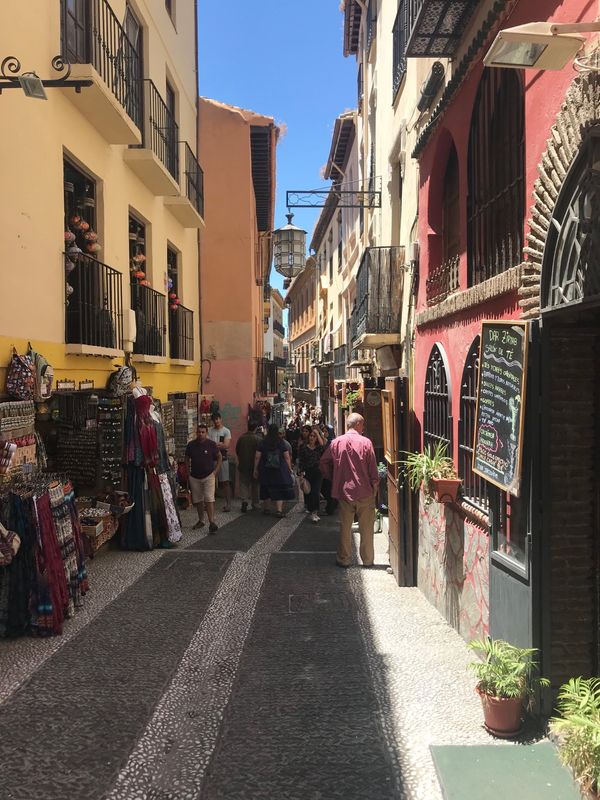 スペイン・グラナダ「スペイン」の写真：泊まったホテルの中庭やホテル近くを散歩し...