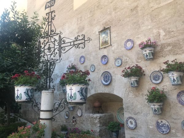 スペイン・グラナダ「スペイン」の写真：散歩風景と夜のアルハンブラ