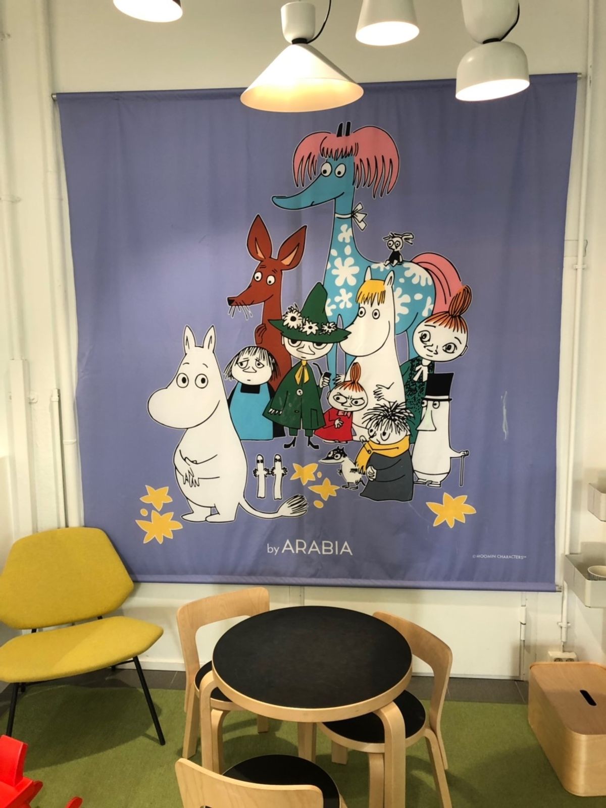 順番が戻ってしまいましたが、アラビアの補足で店内にキッズスペースらしきもの...