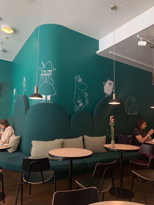 フィンランド・ヘルシンキ「ヘルシンキ旅行」の写真：ムーミンカフェ！
ムーミンワールドは断念...