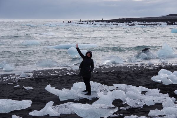 アイスランド「アイスランド🇮🇸新婚旅行」の写真：ダイヤモンドビーチ💎✨