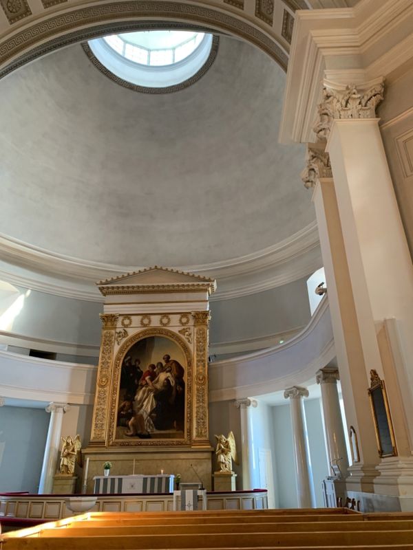 フィンランド・ヘルシンキ「ヘルシンキ旅行」の写真：ヘルシンキ大聖堂のなか