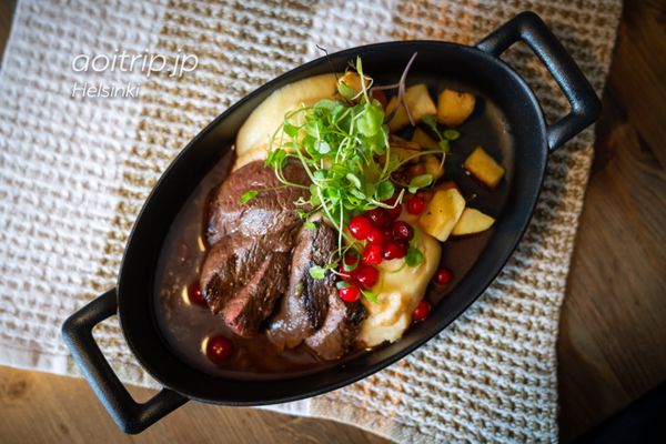 フィンランド・ヘルシンキ「ヘルシンキ」の写真：🇫🇮人生で始めてトナカイ肉を食べる。﻿
...