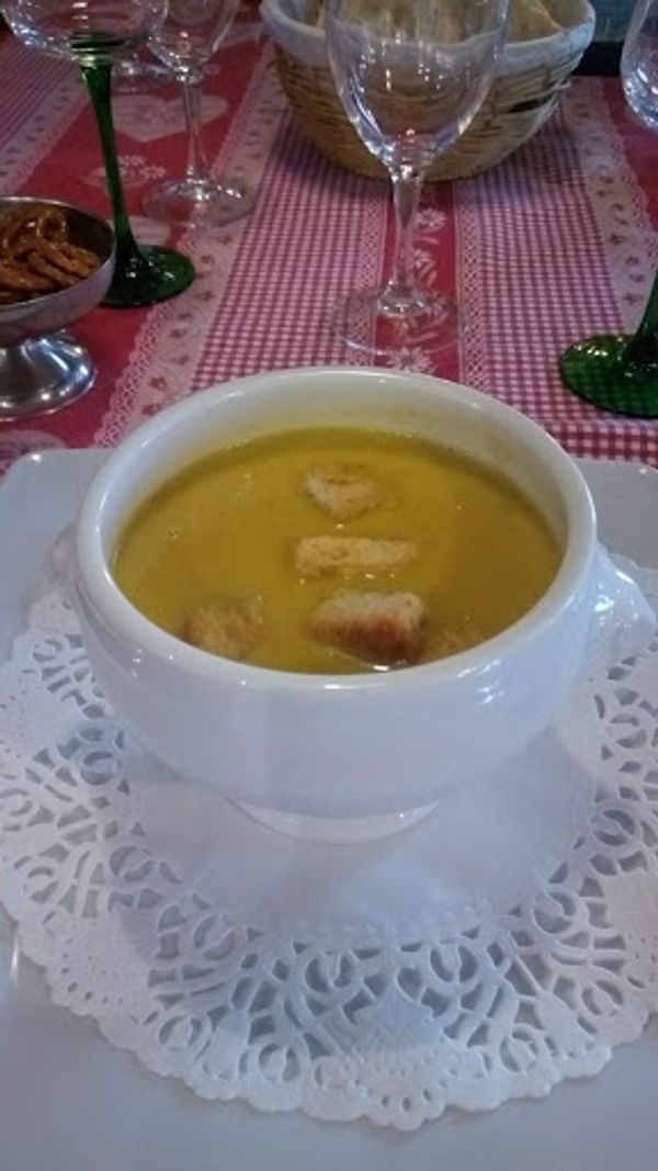 フランス・リクヴィール「アルザスワイン街道を巡る旅」の写真：料理その①