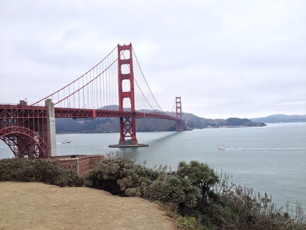 アメリカ(米国)・New York，San Francisco「ニューヨーク&サンフランシスコ」の写真：ゴールデンゲートブリッジ