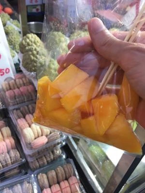 台湾・台北「台北」の写真：マンゴーと仏頭果