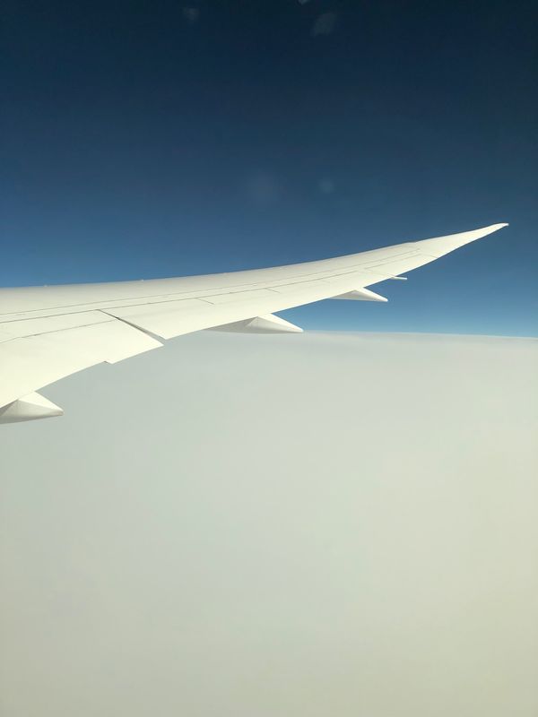 イギリス(英国)・ロンドン「イギリス・フランス一人旅」の写真：飛行機から見る景色が好きすぎて、窓際の席...