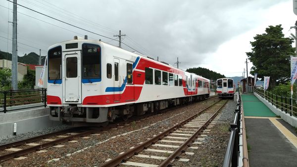 日本・岩手県「いわて小旅行」の写真：本州最東端の駅、岩手船越