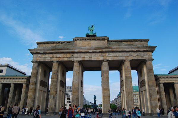 ドイツ・ドレスデン、クアオルト・ラーテン、ベルリン「チェコ・ドイツ旅行【ドイツ】」の写真：ブランデンブルク門