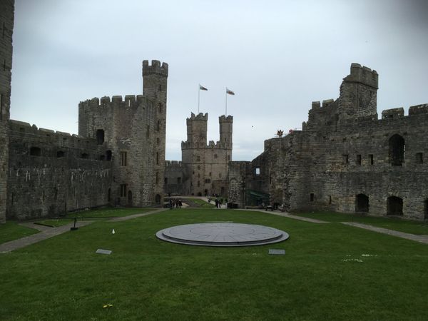 イギリス(英国)・ロンドン「イギリス入門編」の写真：北ウェールズの古城めぐり。
カナーヴォン...