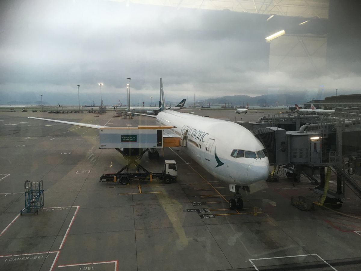 今回はキャセイで香港経由での渡英。
長いフライトだったけど思いのほか快適でした。