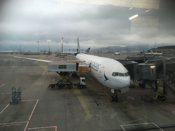 イギリス(英国)・ロンドン「イギリス入門編」の写真：今回はキャセイで香港経由での渡英。
長い...