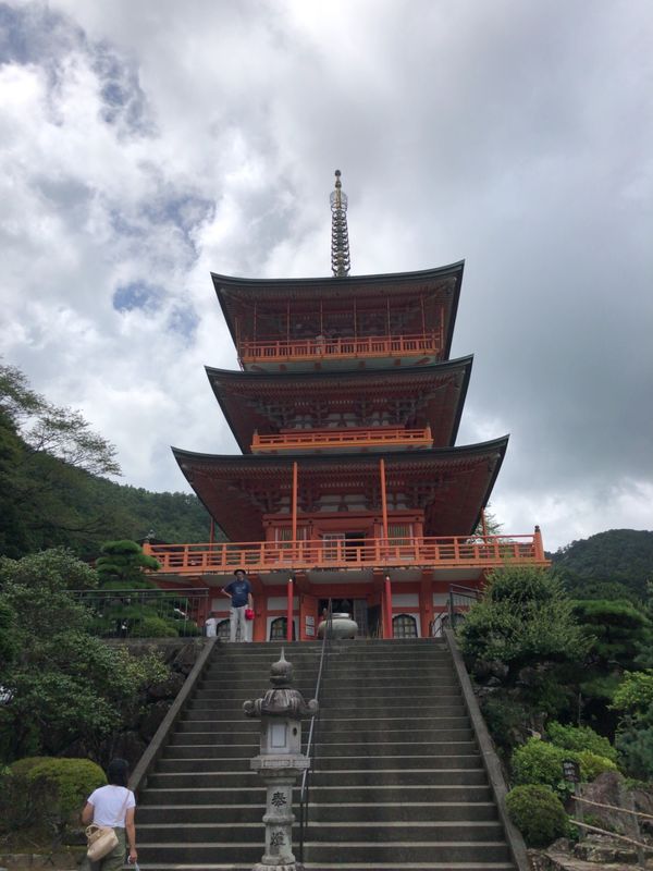 日本・南紀白浜「熊野・南紀白浜温泉の旅」の写真：那智の滝と那智大社