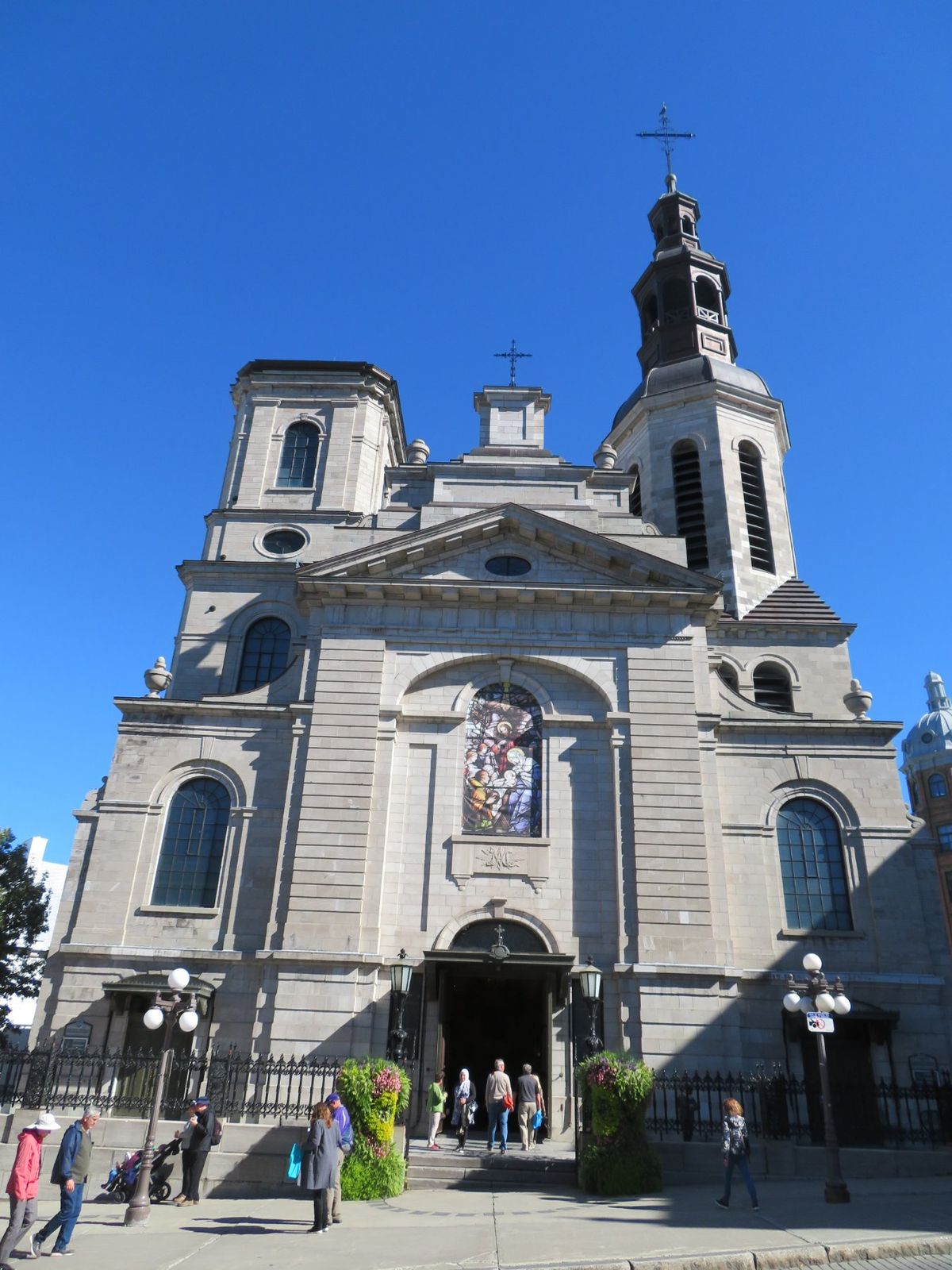 ケベック・シティ、新旧のまちなみが融合していた