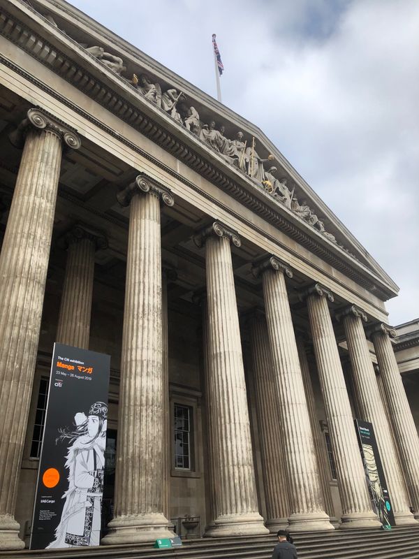 イギリス(英国)・ロンドン「イギリス・フランス一人旅」の写真：3日目 大英博物館。どこの美術館も博物館...