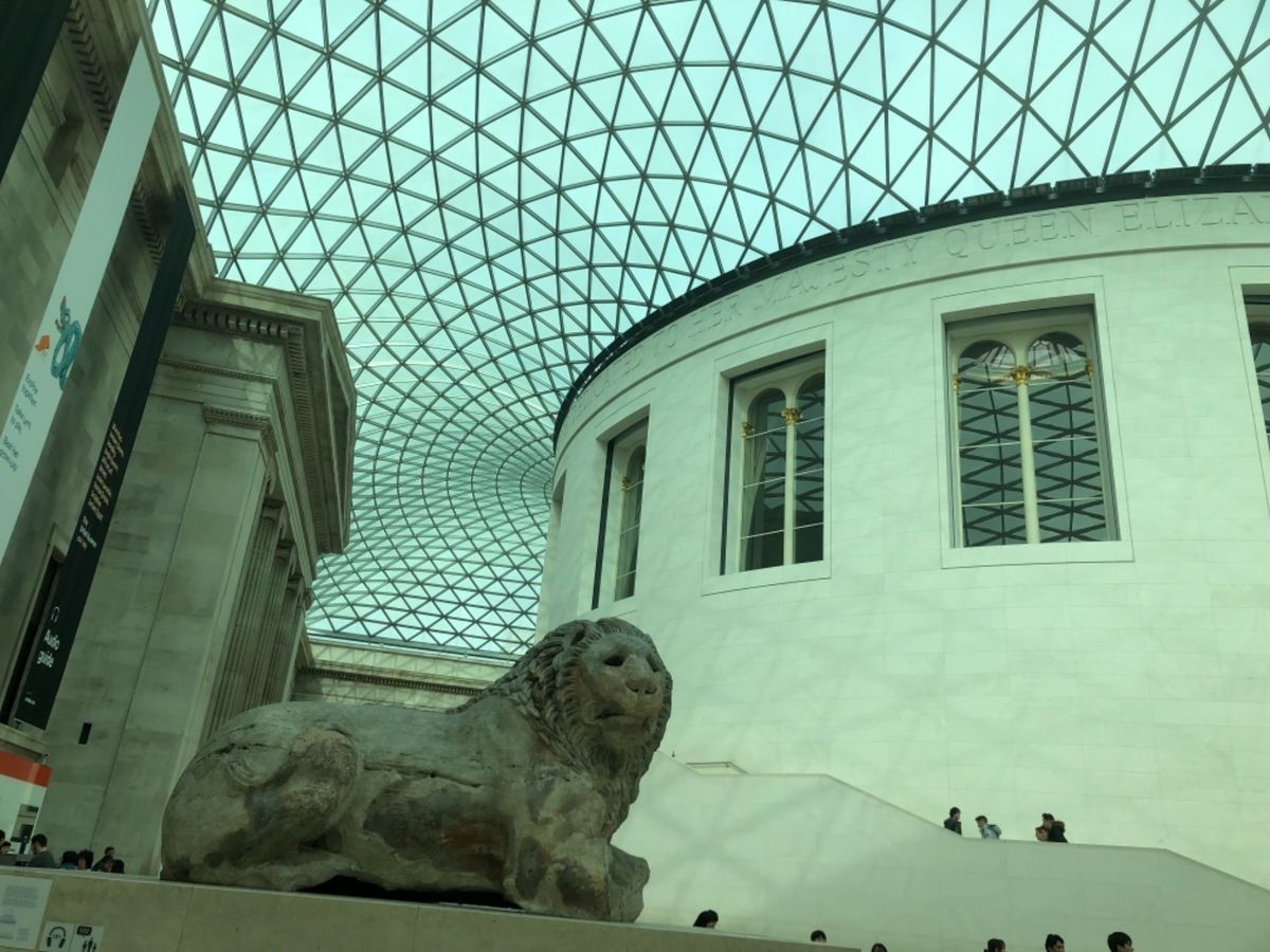 3日目 大英博物館。どこの美術館も博物館も無料で写真とりほうだいってすごく...