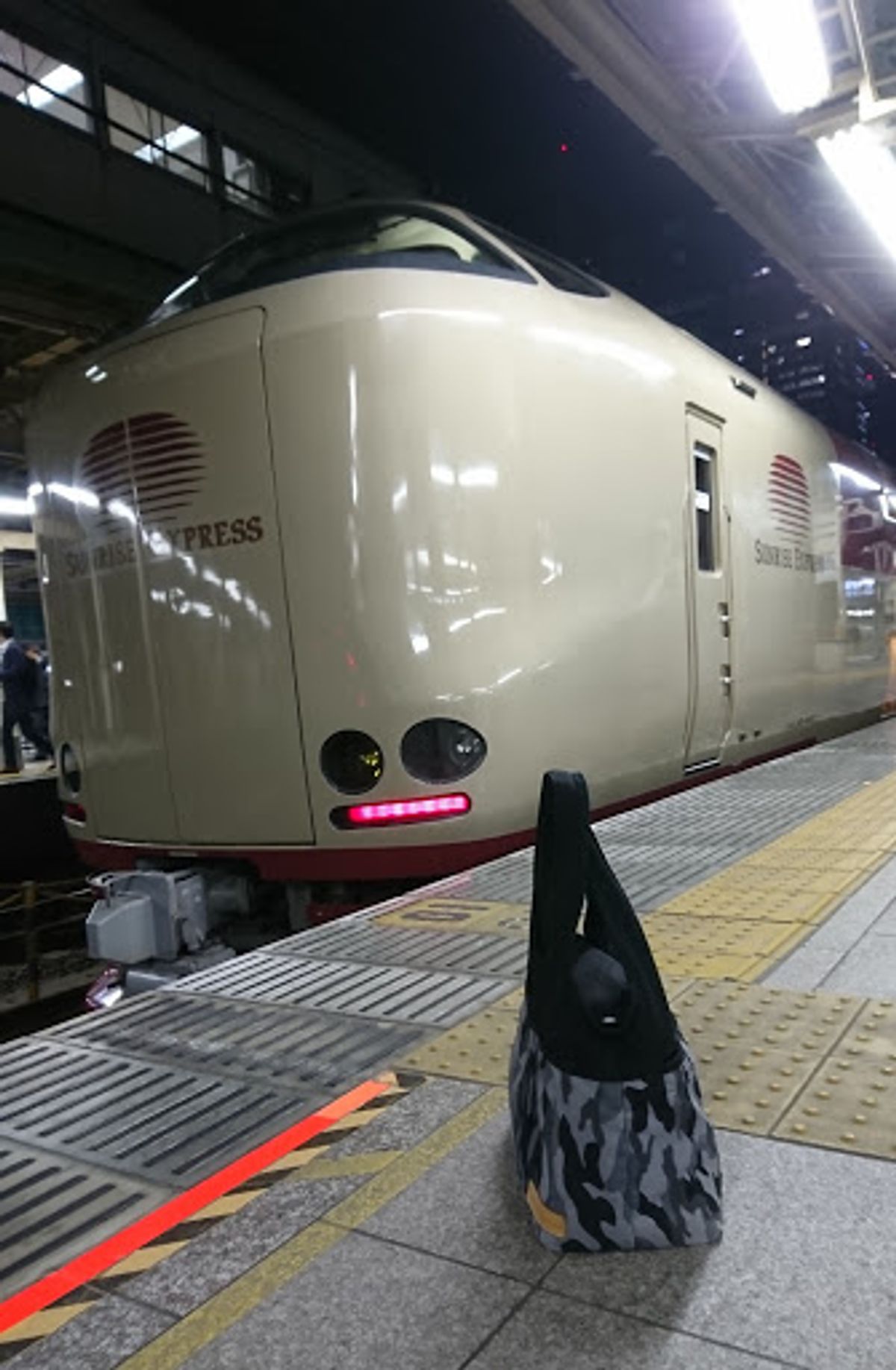 憧れていたサンライズ出雲。わんこもケージかバックインで一緒に乗り込めます。...