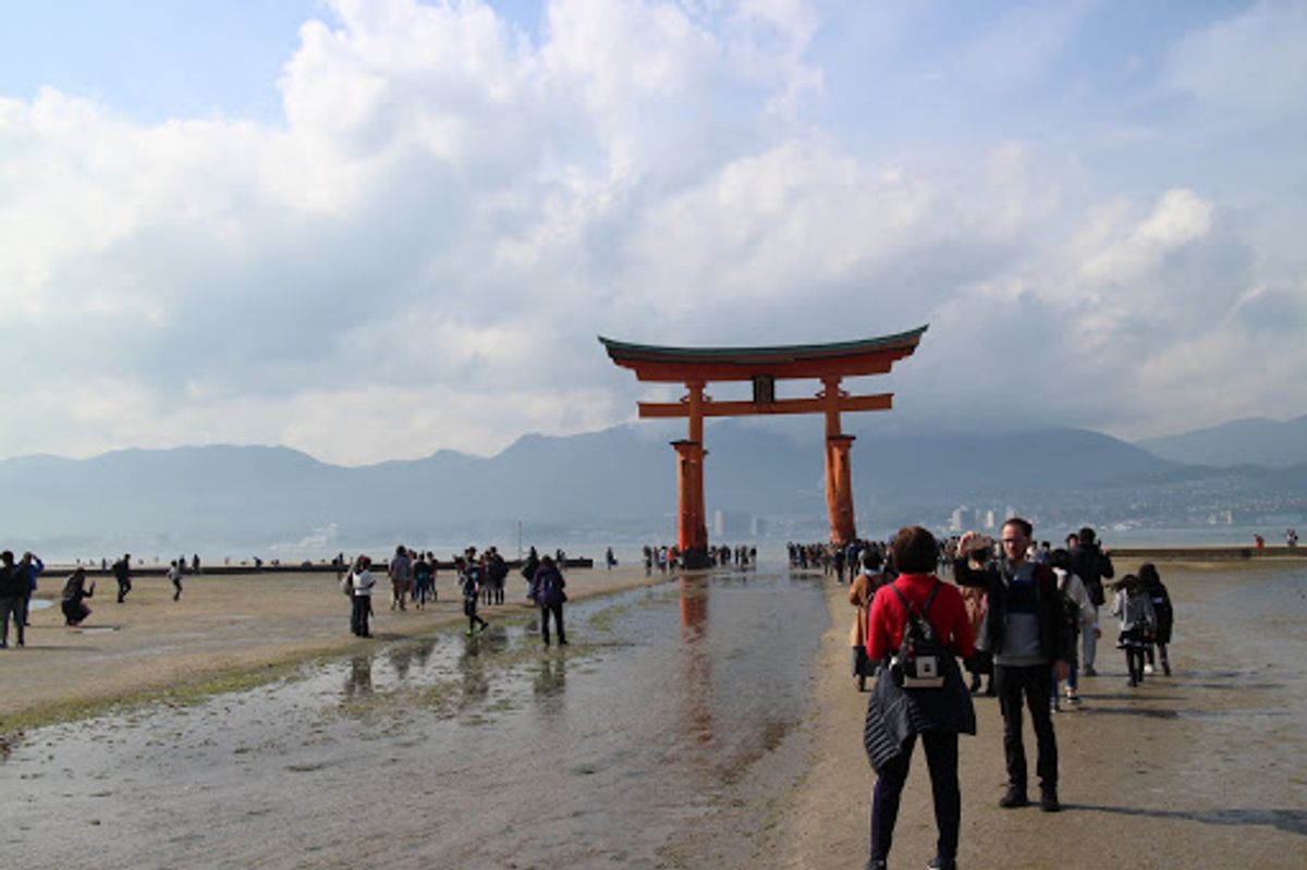 あれだけ満ちていた潮が劇的に引いた景色は感動！