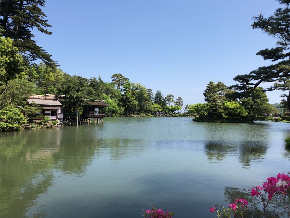 2日目は金沢市内。兼六園、金沢城址、東茶屋街など
