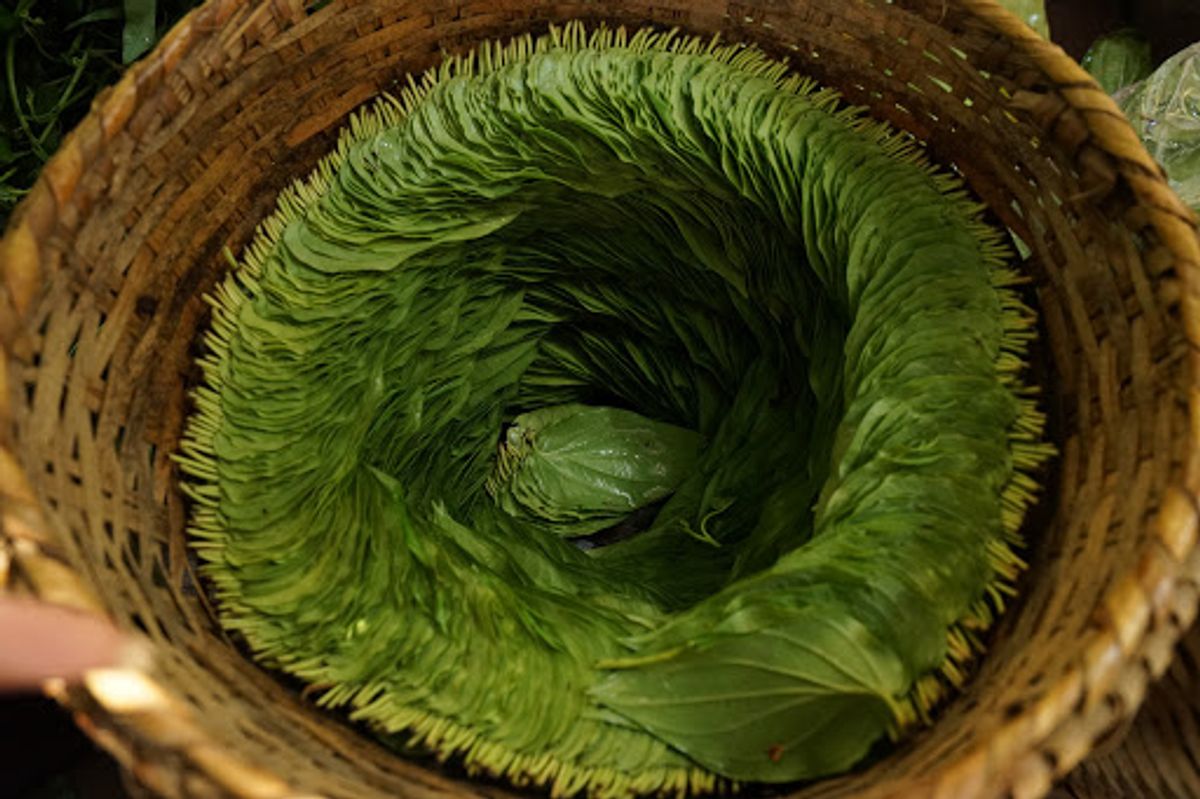 まずはローカル市場にやってきた。

果物、野菜、生肉、魚、日用品、仏像の首...