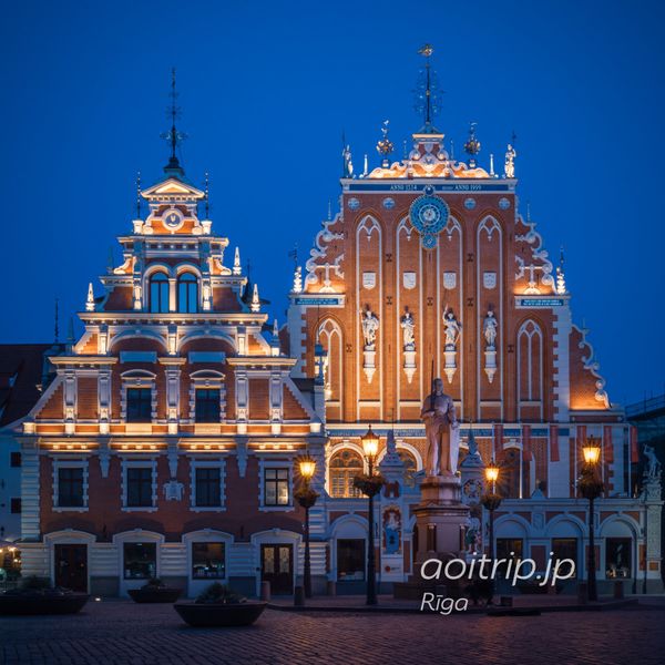 ラトビア・リガ「リガ、ユールマラ」の写真：ラトビアの首都リーガにある「ブラックヘッ...